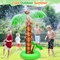 66'' Inflatable Palm Trees Sprinkler for Kids, Spray Water Toy with 2 Sized Trunks Coconut Tree Inflatable Water Sprinkler Summer Outdoor Play Hawaiian Pool Party Decorations for Backyard Lawn Beach